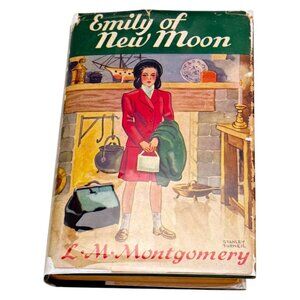 Vintage Emily of New Moon LM Montgomery Book HC DJ